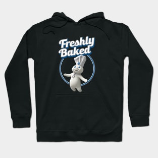 Tee Luv Men's Pillsbury Doughboy Poppin' Fresh Freshly Baked Hoodie